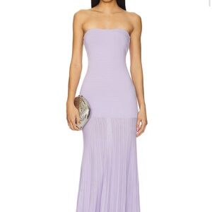 REVOLVE Lilac Strapless Maxi Dress